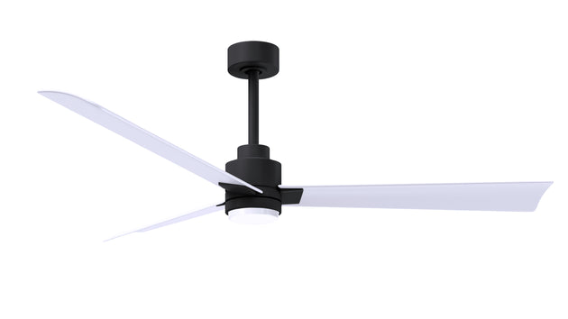 Alessandra - LK 56" Matte Black Matte White Blade Finish