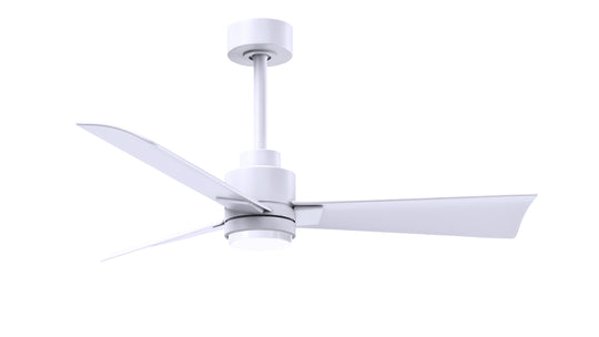 Alessandra - LK 42" Matte White Matte White Blade Finish
