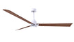 Alessandra - LK 72" Matte White Walnut Tone Blade Finish