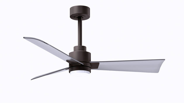 Alessandra - LK 42" Textured Bronze Brushed Nickel Blade Finish