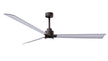 Alessandra - LK 72" Textured Bronze Brushed Nickel Blade Finish