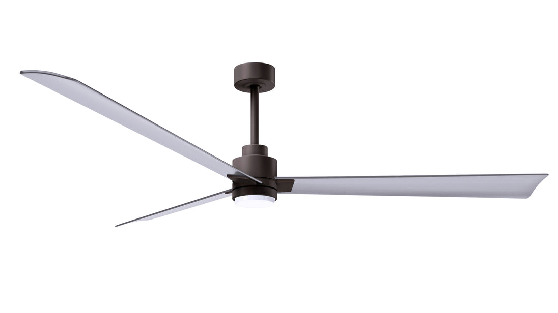Alessandra - LK 72" Textured Bronze Brushed Nickel Blade Finish