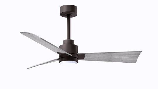 Alessandra - LK 42" Textured Bronze Barn Wood Tone Blade Finish