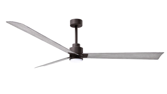 Alessandra - LK 72" Textured Bronze Barn Wood Tone Blade Finish