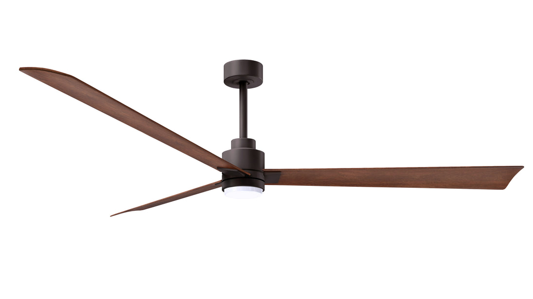 Alessandra - LK 72" Textured Bronze Walnut Tone Blade Finish