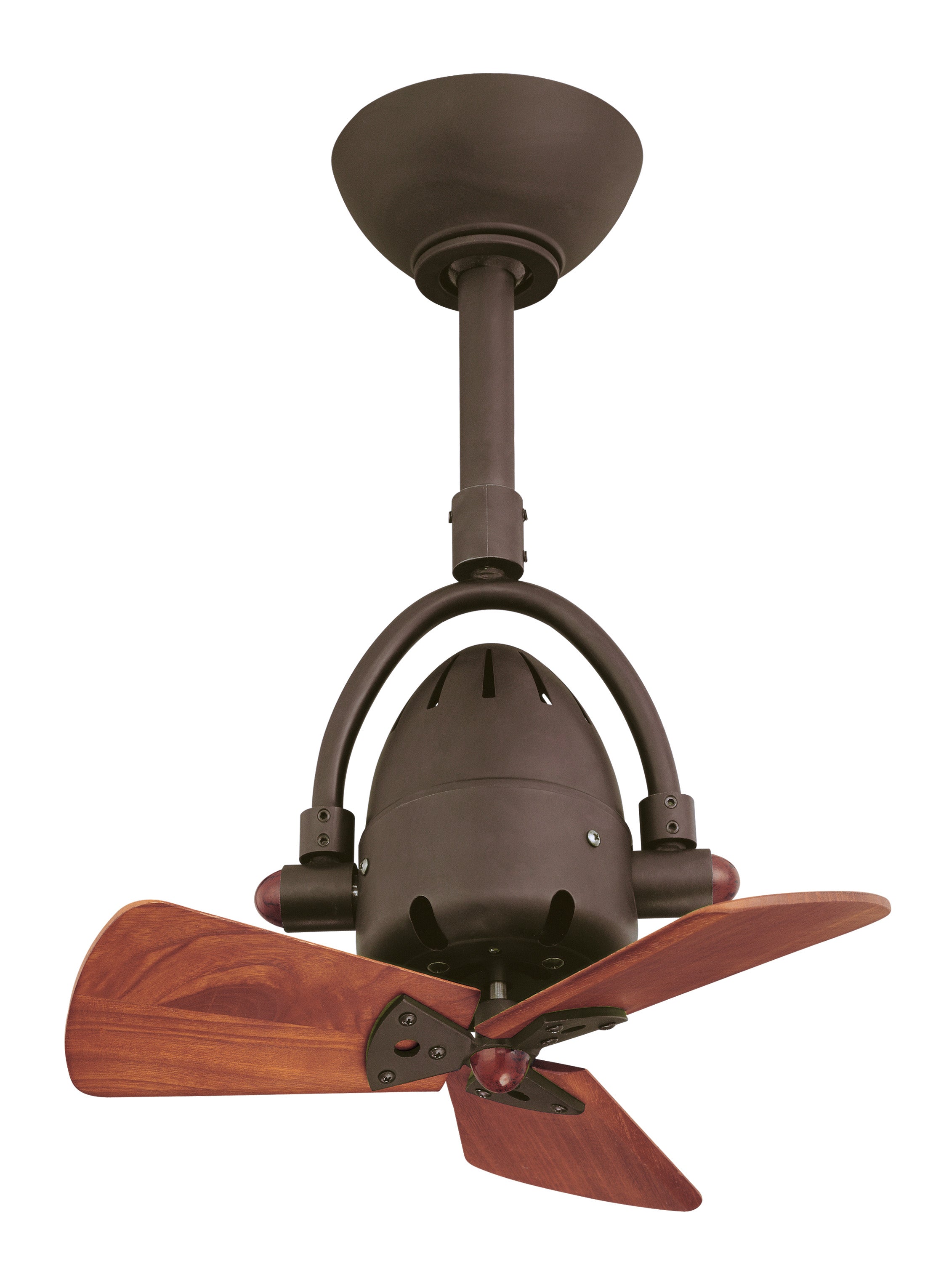 Diane - Oscillating Directional Ceiling Fan - Textured Bronze Finish