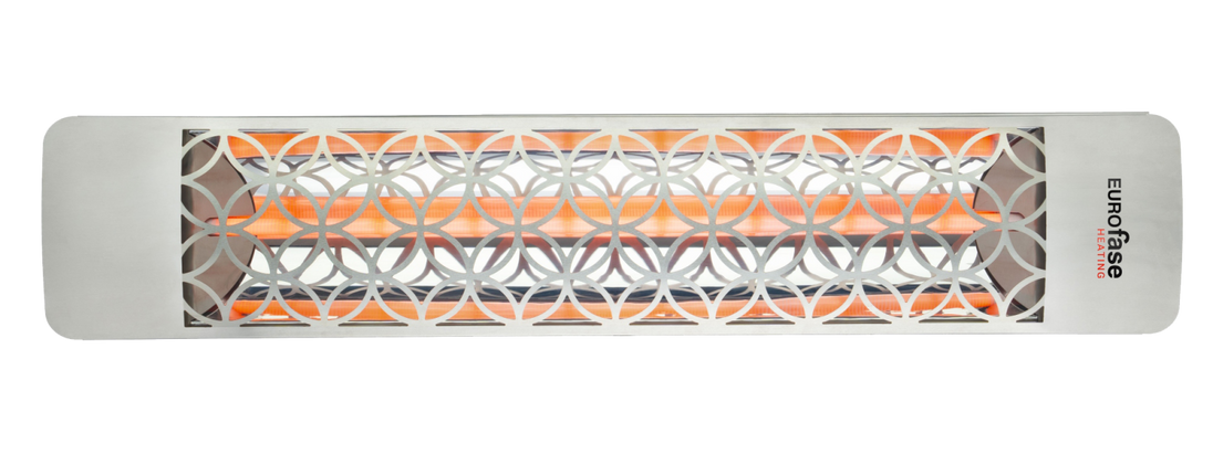 Eurofase - EF40277S2 - Dual Element Heater - Stainless Steel